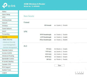 TP-Link TL-WR940N Wireless N300 Home Router, 3 External Antennas, English version 450M through the wall king high speed network