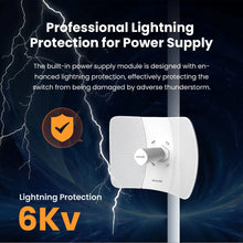 Load image into Gallery viewer, Tenda O8 Outdoor Access Point 433 Mbps Long Range CPE 5GHz Wireless Bridge 23dBi Transmission 20km AP|WISP|IP65 Waterproof
