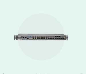 Juniper ACX2100-AC Universal Access Router, 1RU, SyncE/1588, 16XT1/E1, 2xGE SFP+, 2xGE SFP, 4xGE Combo (SFP or RJ45), 4xGE RJ45 Router