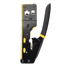Load image into Gallery viewer, ONTi RJ45 Cat7/6/6A/5E Connector and RJ45 Crimp Tool Pass Through Crimper for 8P8C with Replacement Blade Cable Stripper Network Tool
