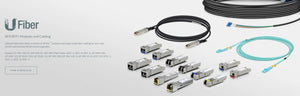 Ubiquiti UF-MM-1G SFP Modules and Cabling for 550M, 1.25 Gbps, UFiber Modules and LC Multi-mode fiber cabling 2 Packs