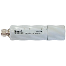 Load image into Gallery viewer, MikroTik RBGrooveA-52HPn GrooveA 52 Antenna, 2.4GHz/5GHz AP/Backbone/CPE, N-male connector, includes 2.4GHz/5GHz 6dBi Omni directional outdoor antenna
