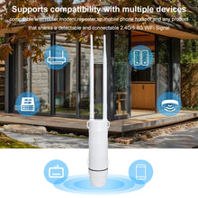 Load image into Gallery viewer, KuWFi AC1200 Outdoor CPE Router 1200Mbps 2.4G 5G Dual Band WiFi Gigabit RJ45 Port Detachable Antennas 48V POE
