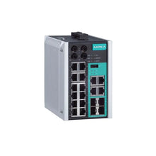 Load image into Gallery viewer, MOXA EDS-518E-4GTXSFP Original Gigabit Managed Industrial Ethernet Switch with 4 combo Gigabit ports with built-in RJ45/SFP, 14 fast Ethernet ports
