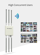 Load image into Gallery viewer, COMFAST CF-WA900 Long Range outdoor wifi antenna 1KM Wifi Mesh 2.4G&amp;5.8G access point 27dBm/21dBm External antennas IEEE 802.3 at PoE
