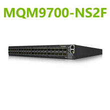 Load image into Gallery viewer, NVIDIA Mellanox MQM9700-NS2F Quantum 2 NDR InfiniBand Switch 64-ports 400Gb/s, 32 OSFP, Managed, power-to-connector (P2C) airflow
