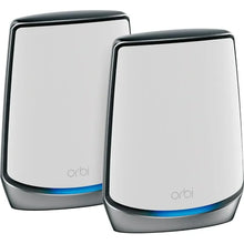 Load image into Gallery viewer, Netgear Orbi Whole Home Tri-band Mesh WiFi 6 System (RBK852) – WiFi Router with 1 Satellite Extender, Coverage up to 5,000 sq
