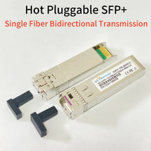 Load image into Gallery viewer, SFP 10Gb BiDi LC WDM Transceiver Module 20km 10Gbase-BX Tx1270/Rx1330nm SFP Optical Module Compatible with Cisco,Miktotik,HP
