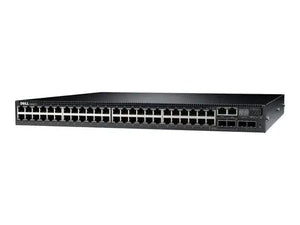 Dell Networking N3048ET-ON, 48x 1GbT, 2x SFP + 10GbE, 2xGbE, 2xGbE SFP all-in-one interface L3, stacking, 1x AC PSU, N3048ET-On