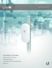 Load image into Gallery viewer, Ubiquiti LTU-Lite ISP LTU Lite Wireless bridge, 5 GHz PtMP LTU Client, PtMP environment with the LTU-Rocket as the BaseStation

