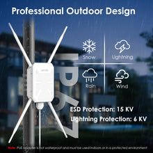 Load image into Gallery viewer, WavLink AC1200 Dual Dand 2.4G&amp;5Ghz High Power IP67 Weatherproof Long Range Outdoor WiFi Extender/AP/Mesh Wireless Router
