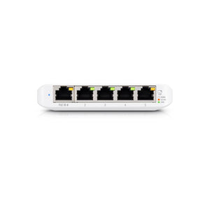 Ubiquiti USW-Flex-Mini Switch Flex Mini, Layer 2 switch with 5xGigabit Ethernet RJ45 ports, including 1x PoE input, fully managed UniFi Network switch