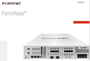 Fortinet FortiWeb-FWB-600E, 4*10/100/1000 RJ45 with 1pair bypass, 4*SFP GbE port, FWB-600E, FWB-600E-BDL-934-12, FC-10-W06HE-580-02-12
