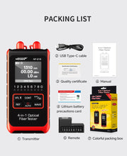 Load image into Gallery viewer, NOYAFA NF-916 4in1 Fiber Optical Power Meter Visual Fault Locator VFL REF FC SC ST RJ45 Fiber Optic Cable Testing Tool
