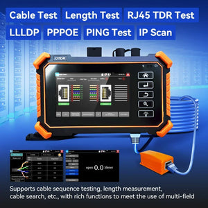 Tahlitech MOT-31 multi-function OTDR Optical Fiber + Network Cable Testing, IP Scan, Port Flashing and Other Network Tests