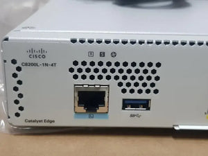 Cisco Catalyst 8200 Series Edge Platforms uCPE C8200L Enterprise, C8200L 1RU w/ 1 NIM slot and 4x 1 Gigabit Ethernet WAN ports network switch