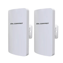 Load image into Gallery viewer, Comfast 300Mbps Outdoor WiFi Bridge 5G CPE Wifi Router 3KM Wifi Singal Extender Access Point 48V POE Antenna 2pcs
