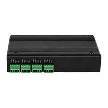 Load image into Gallery viewer, UOTEK 10/100M to 4 Ports RS485 RS422 Serial Device Server 32bit 400MHz CPU 128M RAM with IP30 Protection rating DC12~36V UT-6804MT-I
