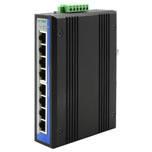 Load image into Gallery viewer, UOTEK 10/100/1000M 8 Ports RJ45 Network Unmanaged Industrial Ethernet Switch DIN-Rail, 8*Gigabit RJ45, 10/100/1000Base-T, UT-6408G
