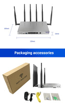 Load image into Gallery viewer, WG3526 4G Router SIM Card Wireless Wifi 1000mbps 4g Modem Gigabit LAN Dual Band 2.4Ghz 5Ghz USB3.0 6 Antennas for 64 Devices
