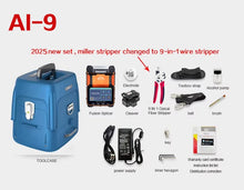 Load image into Gallery viewer, Signalfire AI-9 AI-5 Pro AI-6C+ AI-6A+ Ai20 Ai30 Multi-language Fiber Optic Fusion Splicer Machine SM,MM,DS,NZDS
