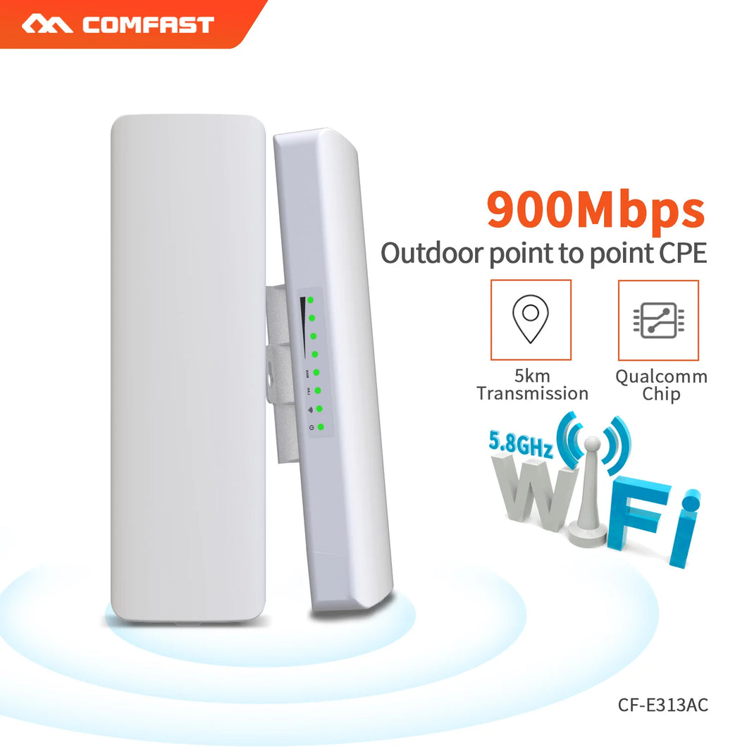 COMFAST 300~900Mbp 5.8G Outdoor WiFi CPE Long range Antenna Repeater wireless Bridge Access Point Amplifer