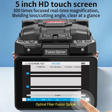Load image into Gallery viewer, COMPTYCO A-80S Optical Fiber Fusion Splicer SM MM Multilingual Touch Screen Fiber Optic Core Welding Machine Built in OPM VFL
