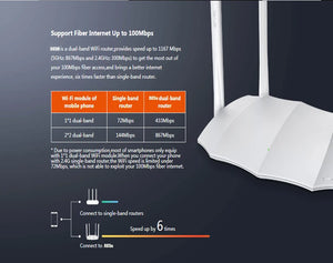 Tenda AC5 Dual Band 5G Home Router Wireless WiFi High-speed 1200M Signal Coverage Wifi Extender English Access Point