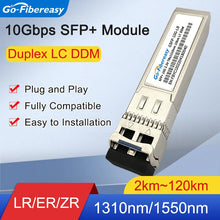 Load image into Gallery viewer, SFP 10Gb 2km,10km,20km Transceiver Module 10GBASE-LR 1310nm LC SMF For Cisco,Mikrotik,TP-Link,D-Link 10Gigabit Ethernet Switch
