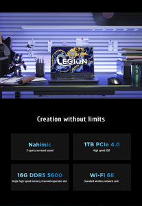 Lenovo LEGION Y7000P Gaming Laptop 14th Core i7-14650HX/ i7-14700HX Graphics RTX 4050/4060 16inch 165Hz Screen