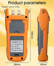 Load image into Gallery viewer, COMPTYCO AUA-330A/U Handheld Fiber Optical PON Power Meter FTTX/ONT/OLT 1310/1490/1550nm APC/UPC Optical Communication instrument
