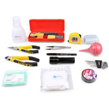 Load image into Gallery viewer, Hand Tool Parts Fiber Optical MT-8408 Multi-functional Construction Cleaning Kit Optical Cable Welding Matching Fiber Optic Tool Kit
