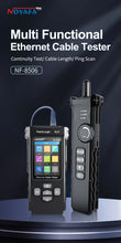 Load image into Gallery viewer, NOYAFA NF-8506 Network Cable Tester Support PING test/IP scan/network port speed Multifunction Cable Tracker finding tool
