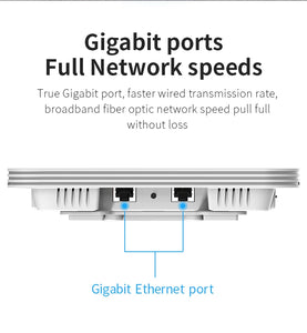 COMFAST AX3000 WiFi6 Ceiling AP Wireless Wall-mounted Router Extender Dual band High Speed Full Gigabit Ports 48V POE Wi-Fi Amplifier