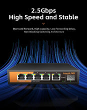 Load image into Gallery viewer, keepLINK KP-9000-6XHML-X 2.5Gb Managed Switch with 5× 2.5Gb Ethernet ports, 1× 10G SFP+ Port, 2.5Gb Cat Stick, 45Gbps Switching
