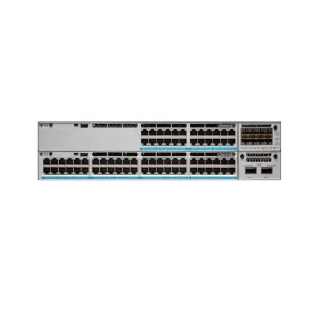 Cisco Catalyst 9300 Switches C9300L-48UXG-4X-E Catalyst 9300L 48p, 12mGig, Network Essentials, 48 UPoE 4x10G Uplink network switch