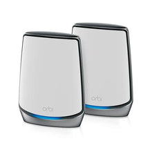 Load image into Gallery viewer, Netgear Orbi Whole Home Tri-band Mesh WiFi 6 System (RBK852) – WiFi Router with 1 Satellite Extender, Coverage up to 5,000 sq
