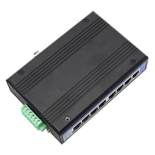 Load image into Gallery viewer, UOTEK 100M 8 Ports DIN-rail 2L Unmanaged Industrial Ethernet Network Switch, Auto 10/100Mbps, 8x 10/100BaseT (X), 12-48 VDC, UT-6408W
