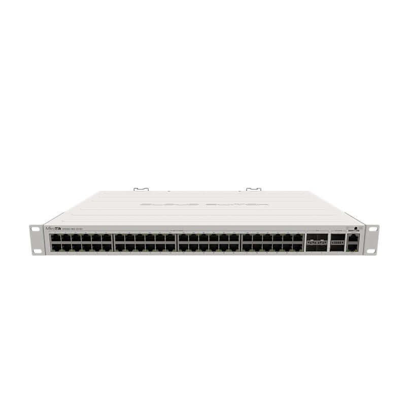 Mikrotik Cloud Router Switch CRS354-48P-4S+2Q+RM POE OUT with 48x1G RJ45 ports, 4x10G SFP+ ports, 2x40G QSFP+ ports, fast connections