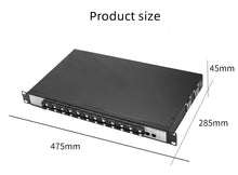 Load image into Gallery viewer, ATD-G24F2E-RS  10/100/1000M adaptive fast Ethernet Enterprise Optical Fiber Switch Gigabit 24Port Fiber optical SC SFP 2 Ethernet 3KM
