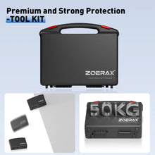 Load image into Gallery viewer, ZoeRax 9 in 1 RJ45 Crimper Tool Kit with Wire Tester/Tracker,Crimping Tool,CAT6 Connector,Cover,Punch Down Tool,Stripper,Cutter
