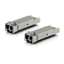 Load image into Gallery viewer, Ubiquiti UF-MM-1G SFP Modules and Cabling for 550M, 1.25 Gbps, UFiber Modules and LC Multi-mode fiber cabling 2 Packs
