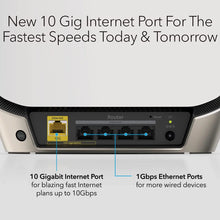 Load image into Gallery viewer, Orbi Tri-Band WiFi 6 Mesh Network System RBK863S – Router + 2 Satellite Extenders, Security Features, up to 6Gbps, Up to 8,000 sq.ft
