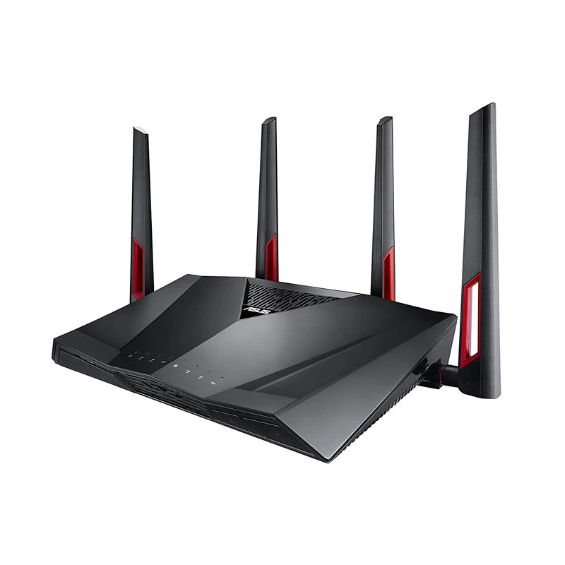 ASUS RT-AC88U AC3100 WiFi Router Top 5 Best Gaming 4K Wireless Router VPN Client 802.11ac 3167Mbps MU-MIMO 2.4GHz/5GHz 8*1000Mbps