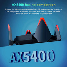 Load image into Gallery viewer, COMFAST CF-977AX Fengwu gaming network card Wifi Router Tri-Band Gigabit 5374Mbps Wifi6 Wireless Router Repeater Signal Booster
