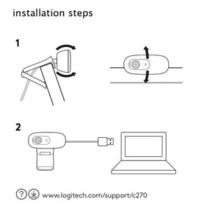 Logitech C270/C270i HD Video 720P Web Built-in Microphone USB2.0 Computer Camera USB 2.0 logitech Webcam Original Video Conferencing