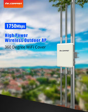 Load image into Gallery viewer, COMFAST CF-WA900 Long Range outdoor wifi antenna 1KM Wifi Mesh 2.4G&amp;5.8G access point 27dBm/21dBm External antennas IEEE 802.3 at PoE
