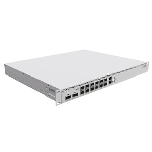 Mikrotik CCR2216-1G-12XS-2XQ Cloud Core Router Switch, with 100 Gigabit L3 Hardware, 16-core CPU, 16 GB RAM 2xM.2, 10/100/1000Mbps