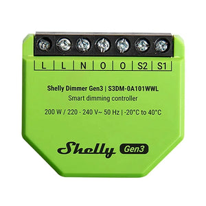 Shelly Smart Dimming Controller for Seamless Remote Control of Dimmable Lights and Drivers, Overload and temperature protection - Shelly Dimmer Gen3