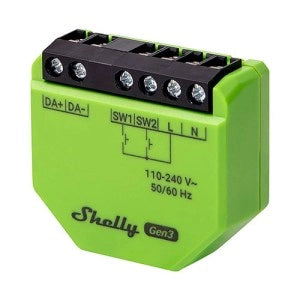 Shelly Smart Dimming Controller for Seamless Remote Control of Dimmable Lights and Drivers, Overload and temperature protection - Shelly Dimmer Gen3